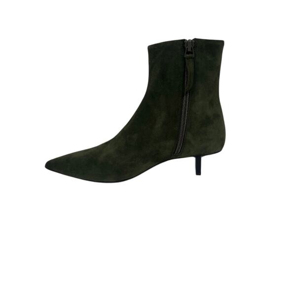 Pierre Hardy Stella Bootie in Khaki Buttery Soft Suede 37 - Picture 1 of 4
